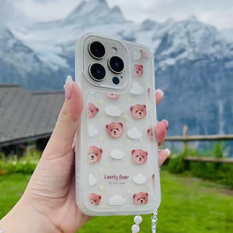 定制化 | Lovely Bear Ver2 透明空气感手机保护殻 - 手机壳/手机套 - 塑料 