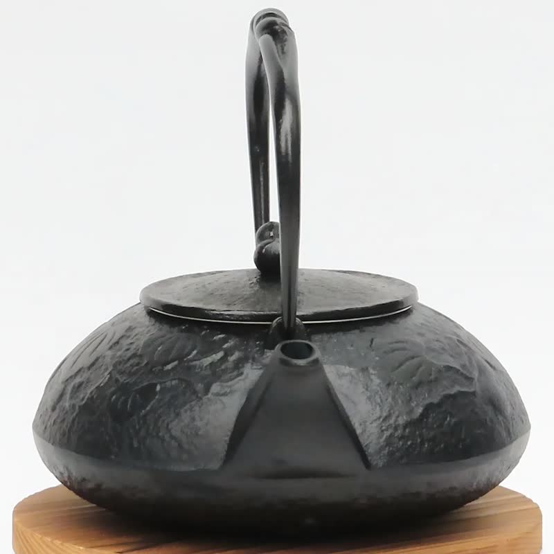 南部鉄器 鉄瓶兼用急須 小鉄瓶 瓢 黒 0.5L 日本製 - 茶具/茶杯 - 其他金属 黑色