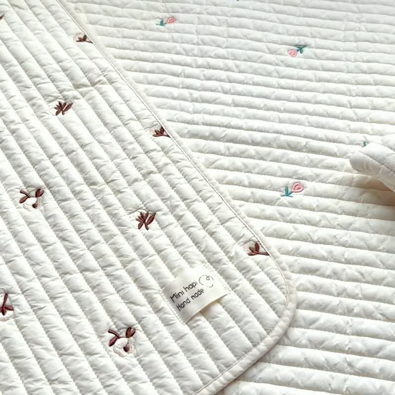 绗缝纯棉保暖床单 宝宝床垫 - 婴儿床上用品 - 棉．麻 
